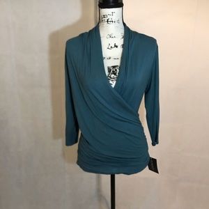 Cross Over Wrap Blouse